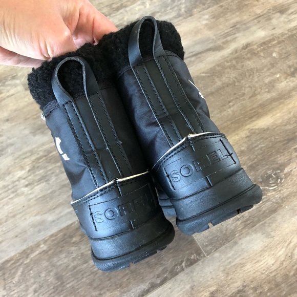 Sorel Explorer Carnival Nylon Winter Boots - Black - Picture 10 of 13